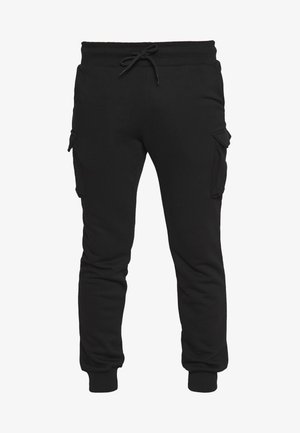 UNISEX - Tracksuit bottoms - black