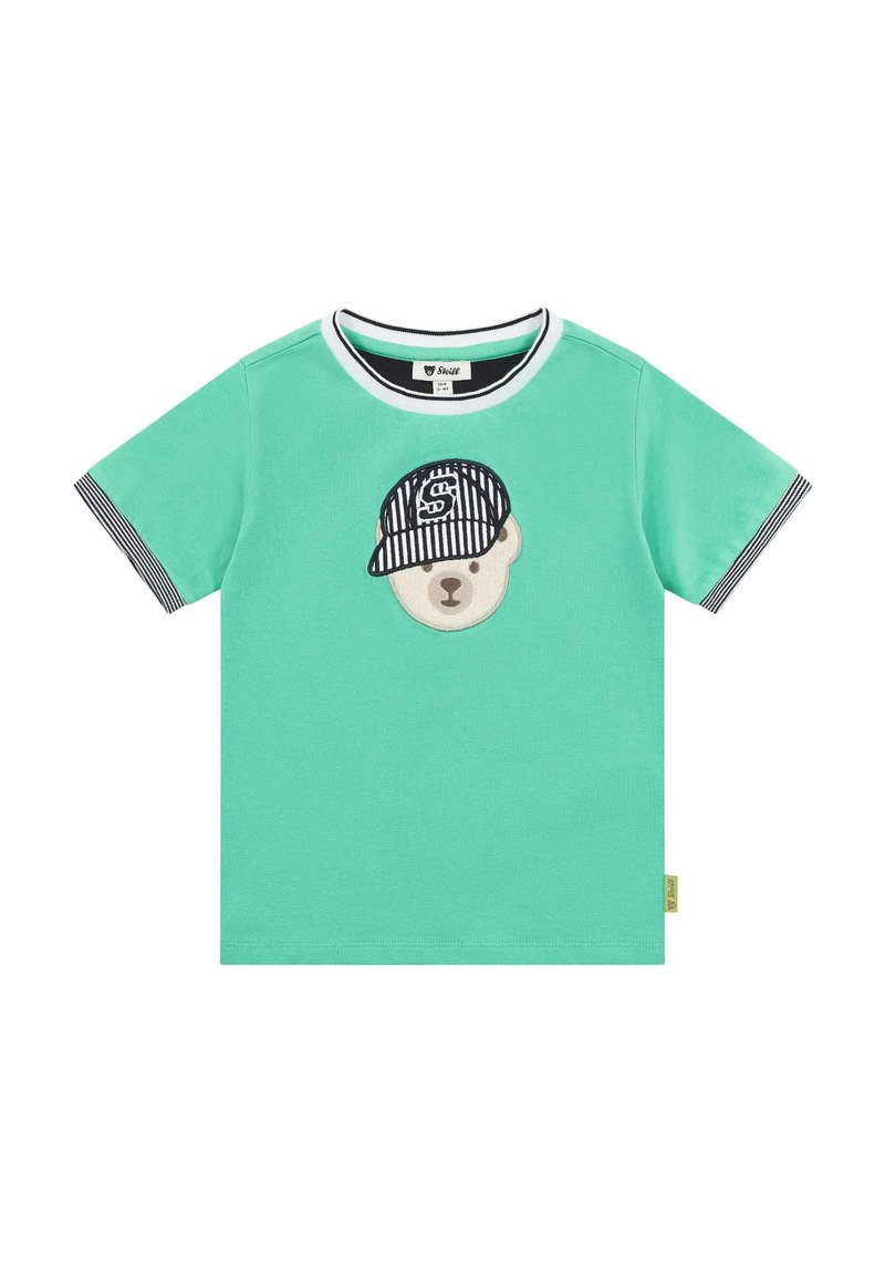 Steiff - Print T-shirt - winter green, Enlarge
