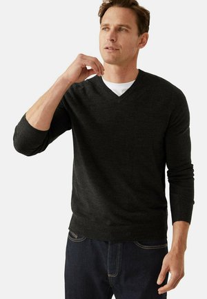 CASHMILON V-NECK - Strickpullover - charcoal