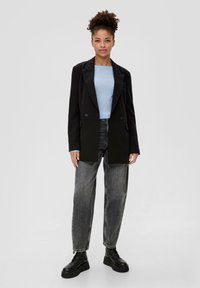 QS Langarmshirt - himmelblau