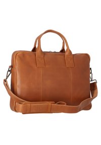 DAVIDOFF ESSENTIALS - Laptop bag - cognac