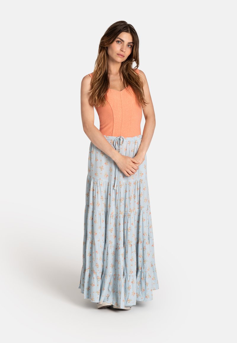 Free People Maxirok lichtblauw Free People Maxirok lichtblauw