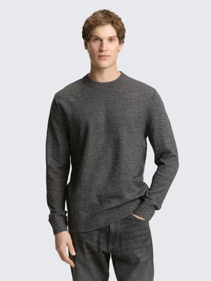 BASIC CREWNECK  - Pulóver - grey tonal mouline
