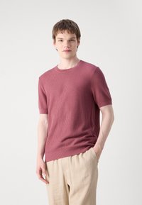 BOSS DALON - T-shirt basic - open red