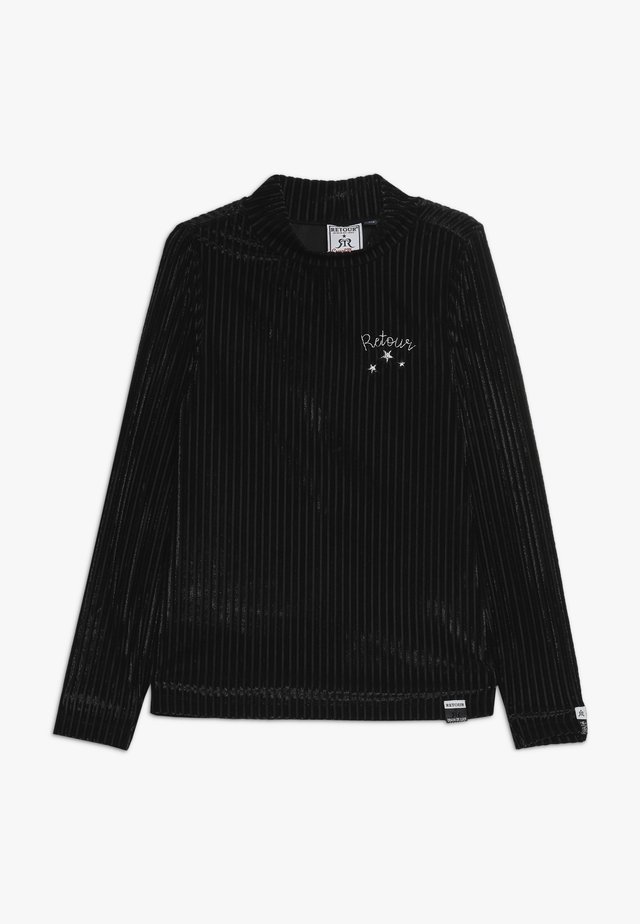 THAMAR - Long sleeved top - black