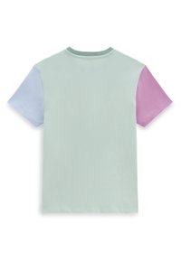 Vans COLORBLOCK - Jednoduché tričko - pale aqua smoky grape