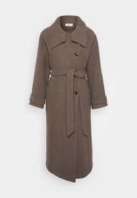 BELTED COAT - Klasický kabát - taupe grey