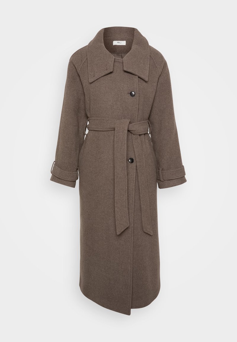 Gina Tricot Petite Mantel grijs