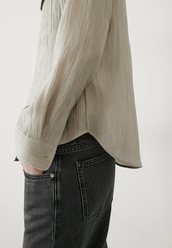 Button-down blouse - beige4