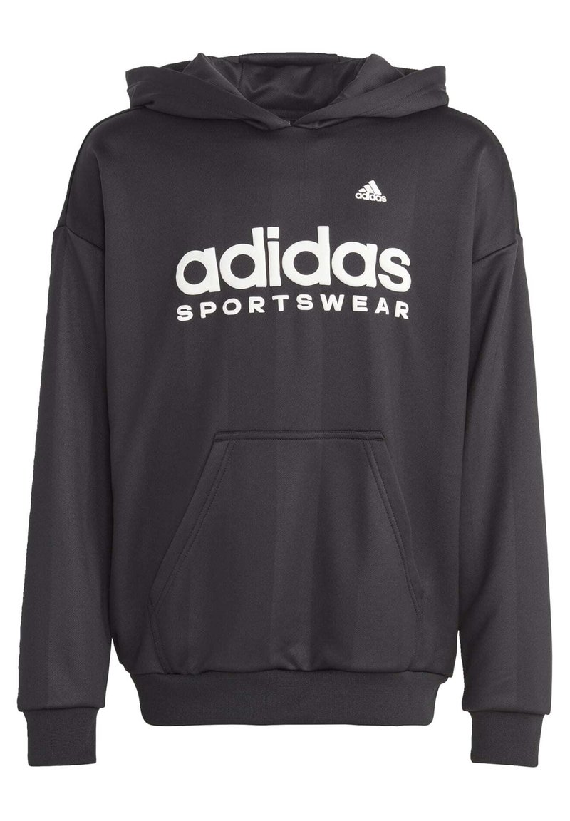 adidas Sportswear HOODY UNISEX Hoodie black/white/black Zalando.co.uk