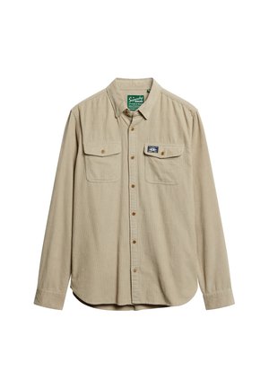 Superdry & Co TRAILS - Overhemd - stone wash taupe brown