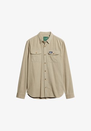 Superdry & Co TRAILS - Overhemd - stone wash taupe brown