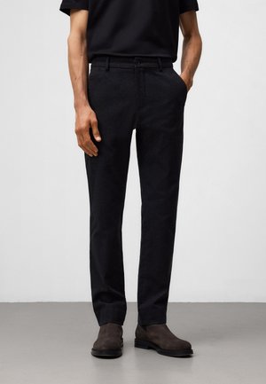 REGULAR FIT  - Trousers - grey melange