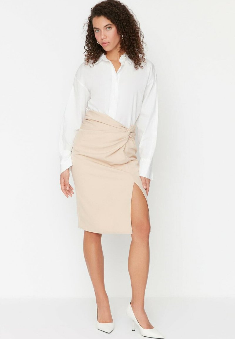 Trendyol A-lijn rok beige