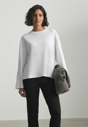 Next, LONG SLEEVE CREW NECK TOP - Langarmshirt - white