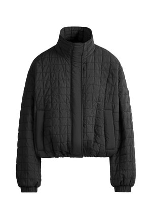 OYSHO, SHORT FELLEX® AEROGEL PADDED JACKET - Veste mi-saison - black