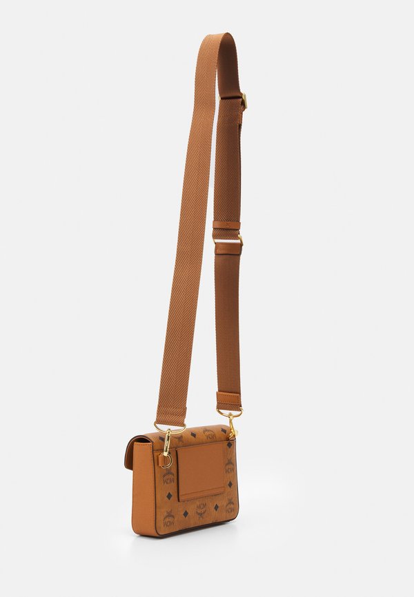 MILLIE CROSSBODY IN VISETOS UNISEX - Cross body bag - cognac4