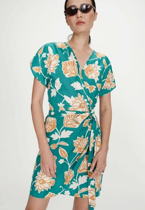 À FLEURS  - Robe de jour - vert