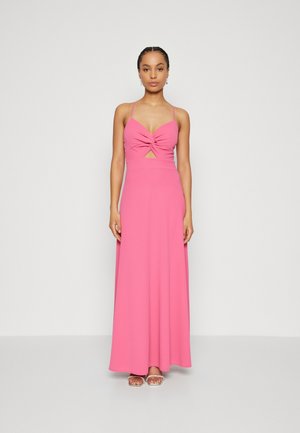 ANNE CUT OUT MAXI - Vestito di maglina - hot pink