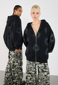 YOURTURN UNISEX - Felpa con zip - schwarz