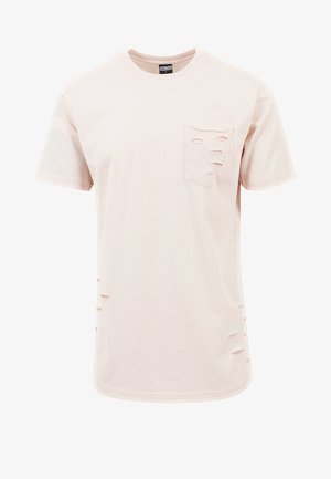 Urban Classics Apdrukāts T-krekls - pink