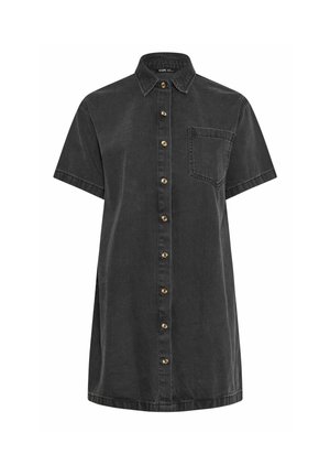 Yours Clothing, WOMEN'S MINI DRESSES - Vestido vaquero - black