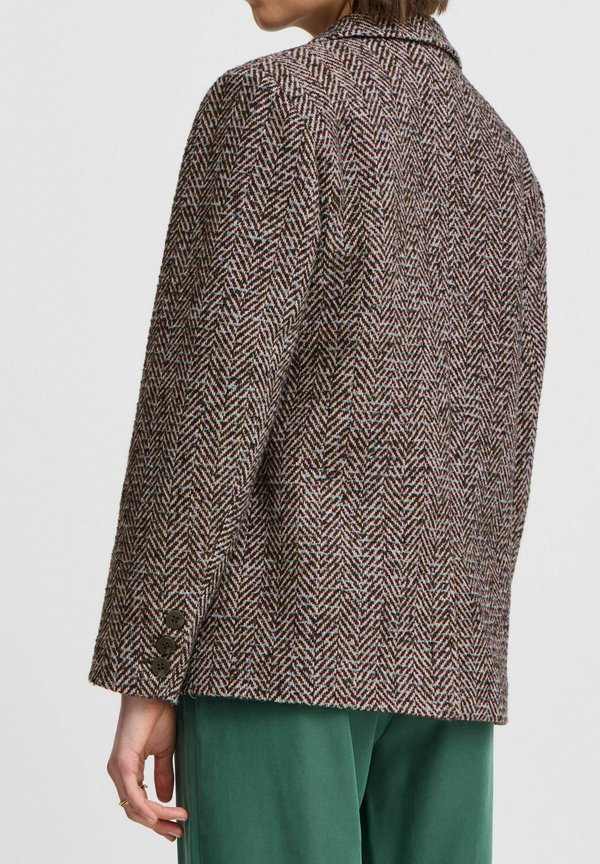 IRNORA - Blazer - meteorite heeringbone2