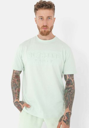THERMO EMBOSSED TEE - T-Shirt print - light green