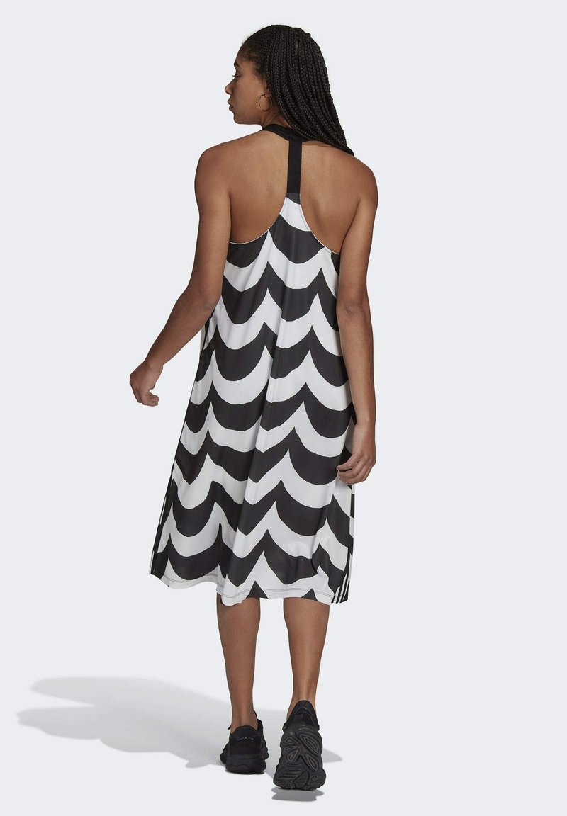 Adidas Originals X Marimekko Blusenkleid Black White Schwarz Zalando De