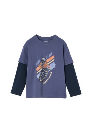 Vertbaudet, VERTBAUDET JUNGEN 2-IN-1-LANGARMSHIRT - Long sleeved top - blau