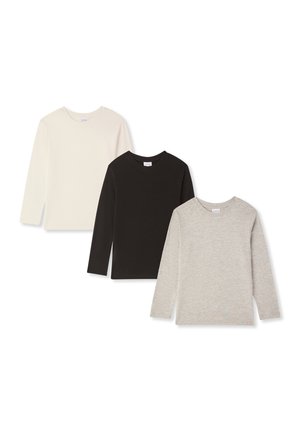 PACK 3 UNITA - Maglietta a manica lunga - grigio