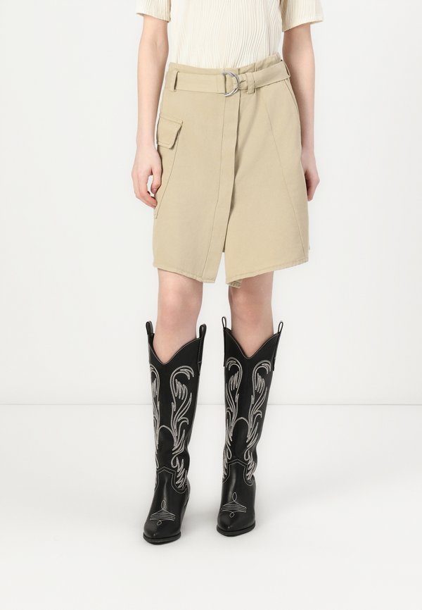 VITILO SKIRT - Wrap skirt - feather gray