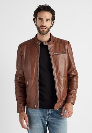 MCL-23 - Nahkatakki - cognac