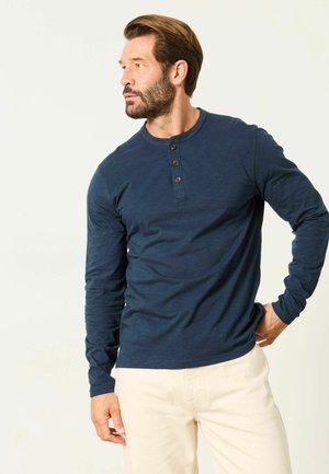 FatFace, TALL FIT - LONG SLEEVE WOODSIDE T-SHIRT - Top s dlhým rukávom - navy