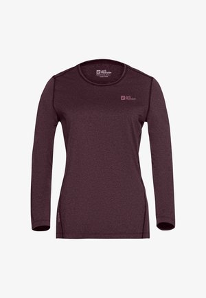 Jack Wolfskin SKY THERMAL - Langarmshirt - amaranth