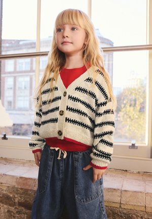 Next, REGULAR FIT - Cardigan - mono stripe