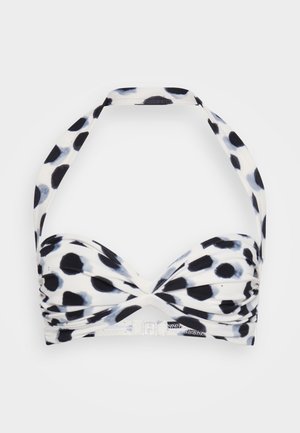 Norma Kamali BILL BRA - Haut de bikini - black/white
