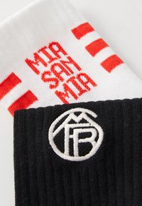 adidas Performance FC BAYERN SOCKS UNISEX 2 PACK - Article de supporter d'équipe de club - black/white