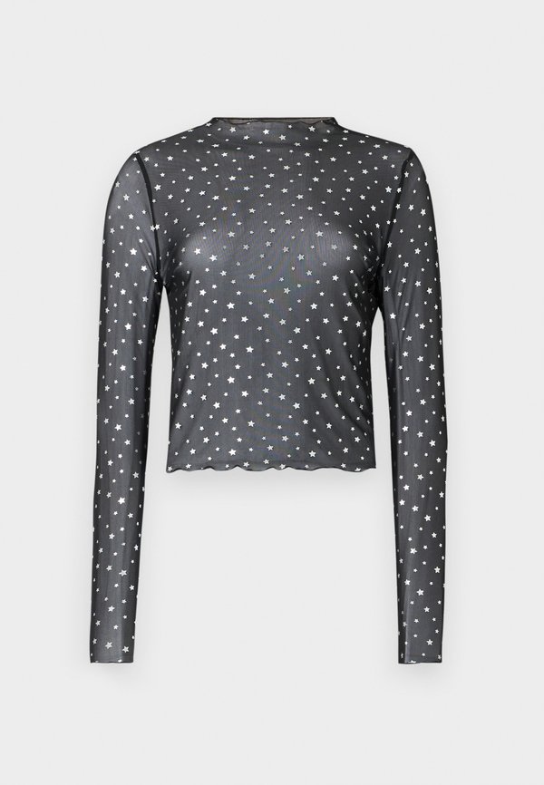 NMSTAR FOIL HIGH NECK - Long sleeved top - schwarz2