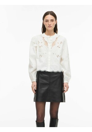 LANGARM - Bluza - cloud dancer