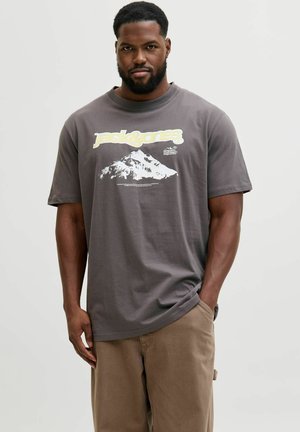 JCOFLARE BRANDING TEE CREW NECK - Trükipildiga T-särk - pavement
