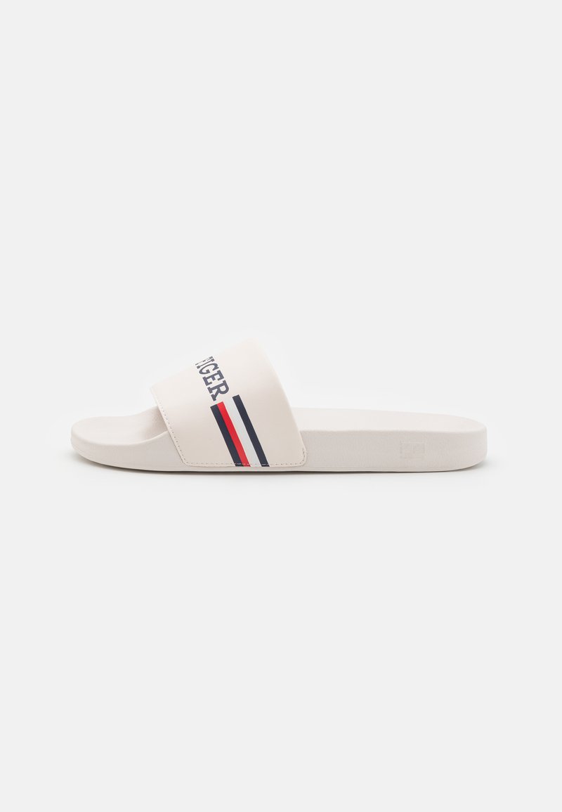 Tommy Hilfiger CORPORATE FLAG POOL SLIDE Mules weathered white