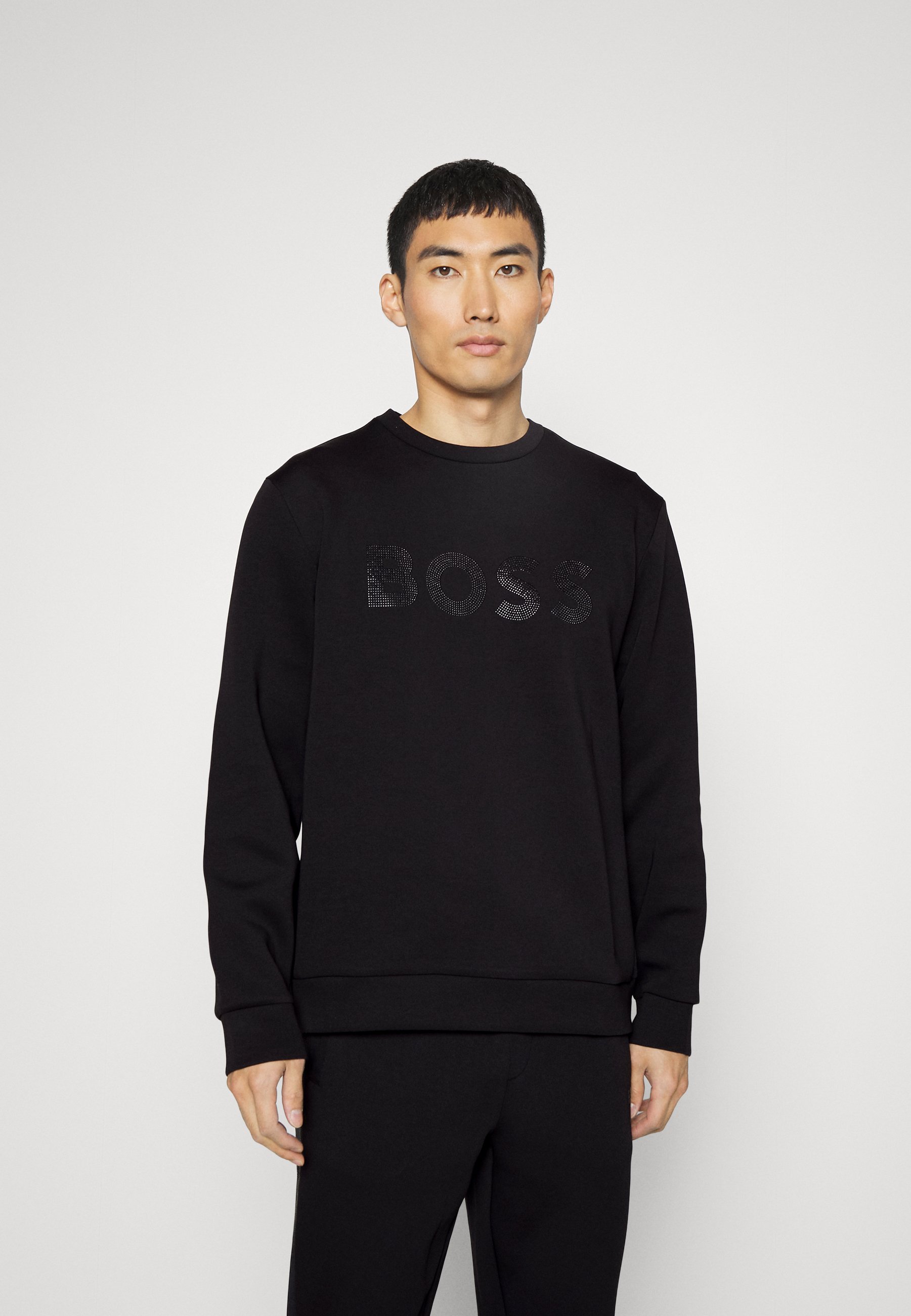 BOSS SALBO - Sweatshirt - black - Zalando.co.uk