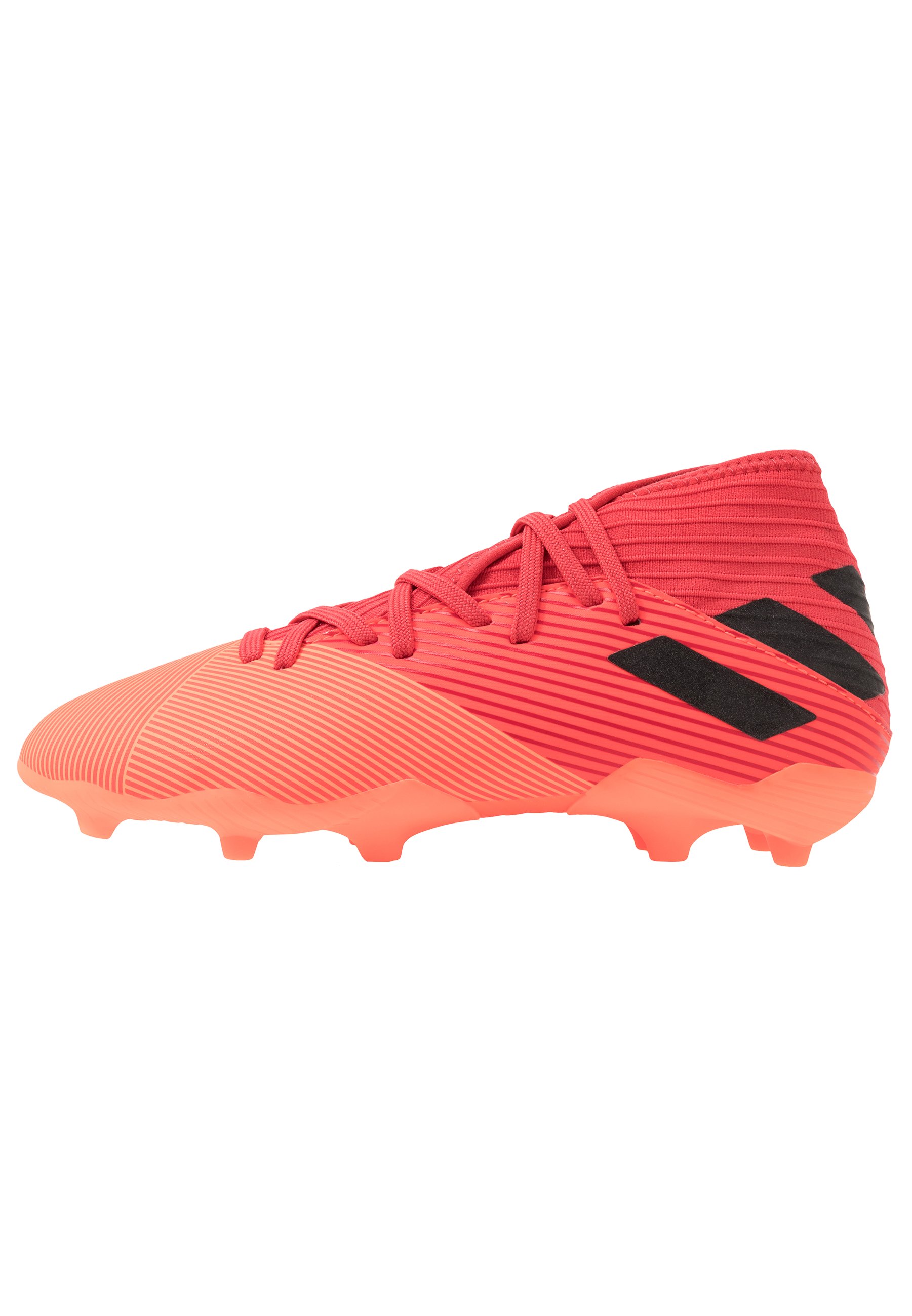 adidas Performance NEMEZIZ 19.3 FG - Moulded stud football boots - signal  coral/core black/red/coral - Zalando.ie
