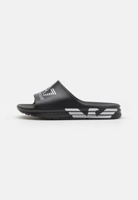 EA7 Emporio Armani - CRUSHER DISTANCE SLIDE - Papuci înot - black Imagine miniatură 1