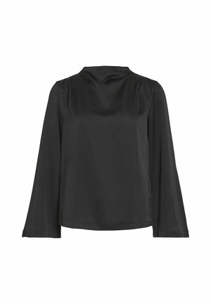 MIT LANGEN ÄRMELN - Blouse - black beauty