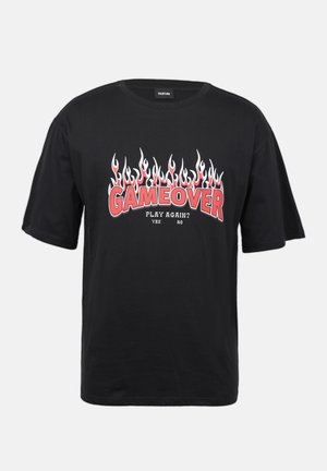 YOURTURN, UNISEX - T-shirt imprimé - black