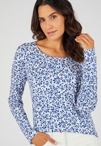 Damart Maglione - bleu fleuri