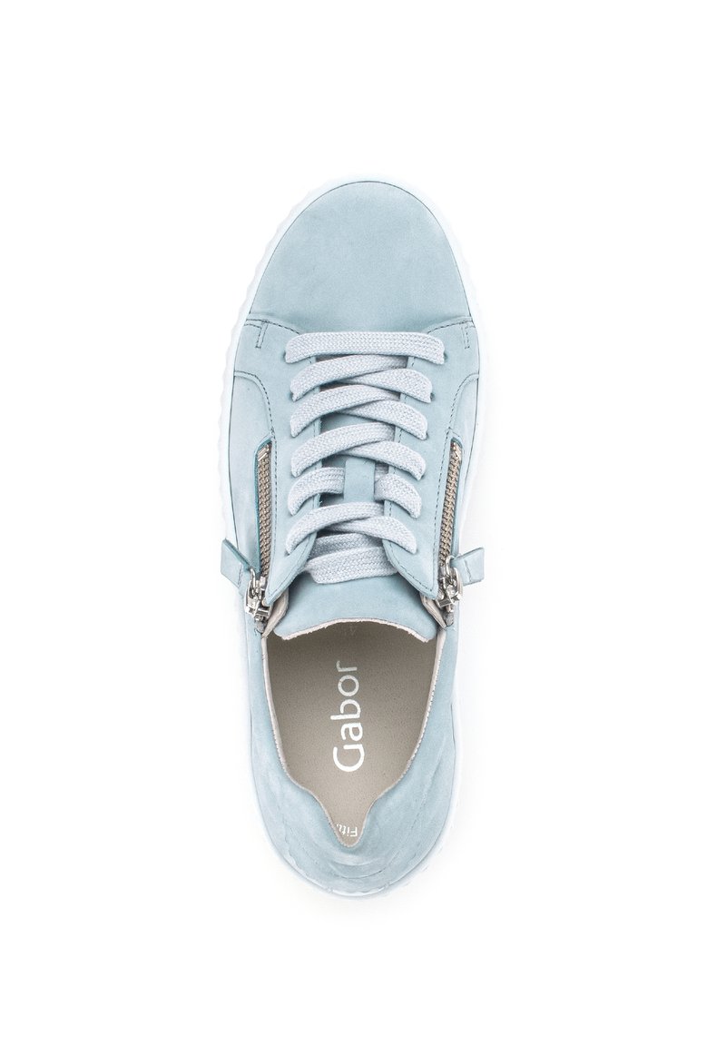 Gabor Damen Gabor Sneaker Rauleder Blau Gabor Sneaker Low Blau Zalando