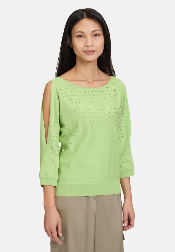 MIT SCHMUCKSTEINEN - Strickpullover